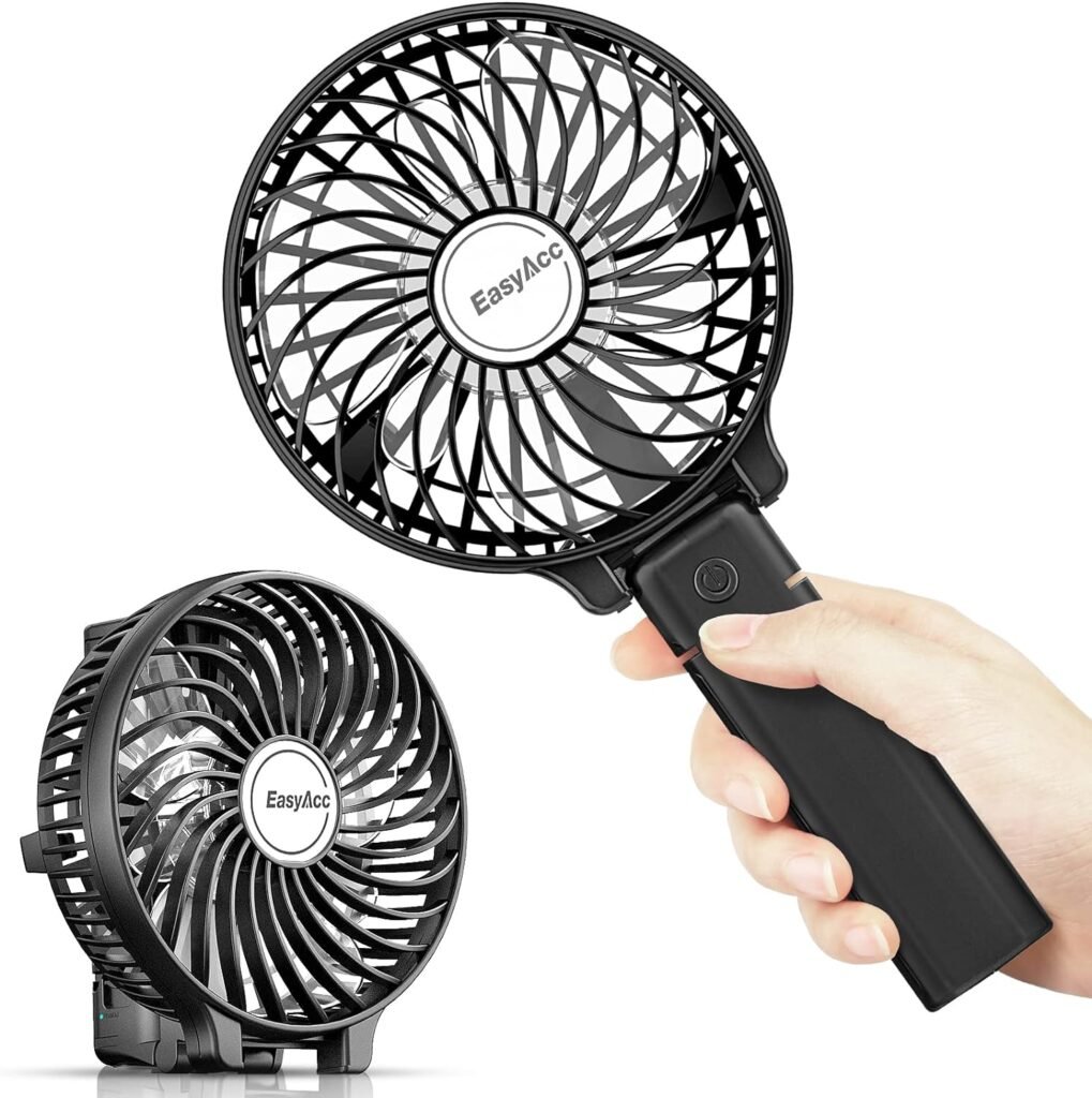 EasyAcc portable fan for heatwave protection