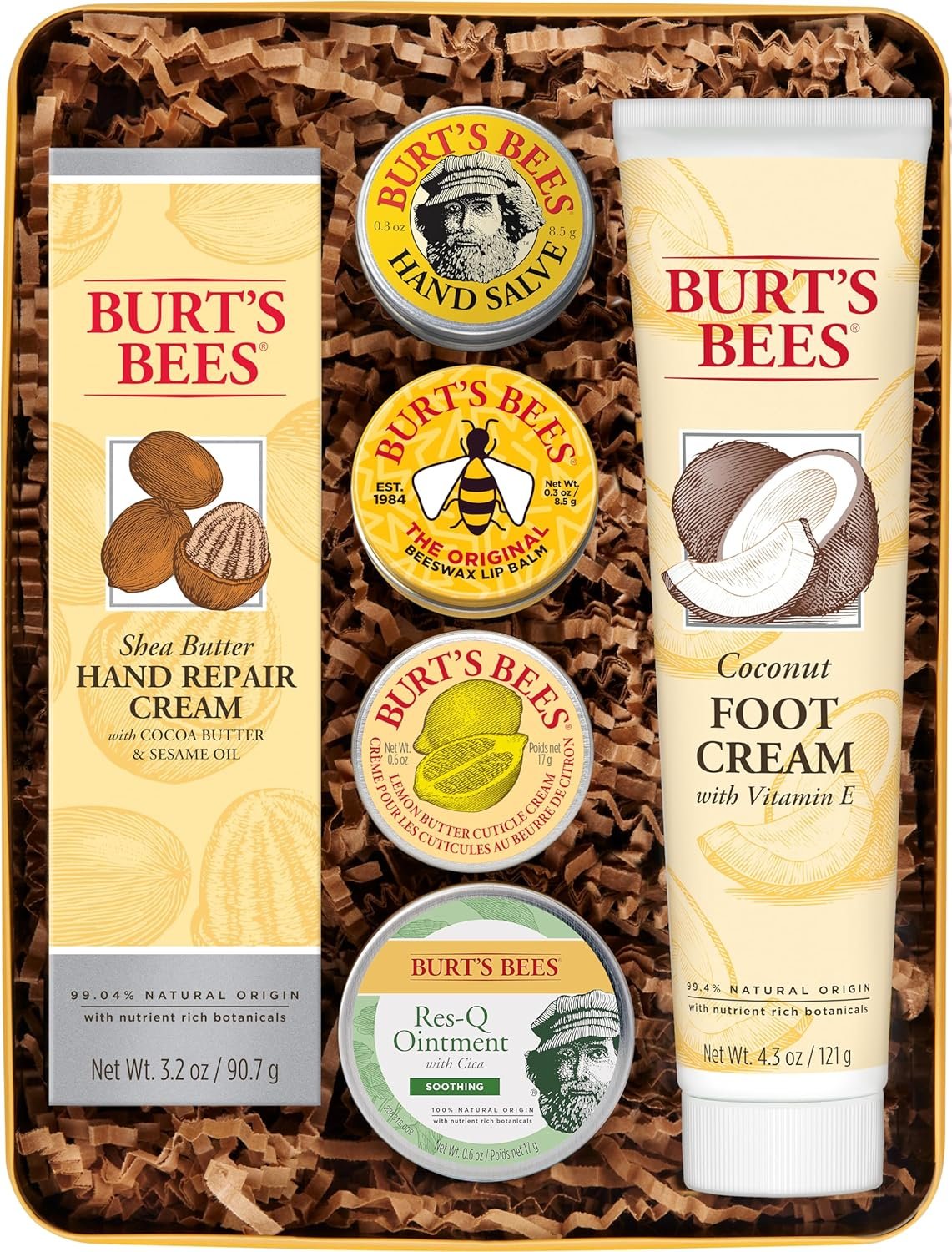 Burt's bees bodycare gift set pack of 6