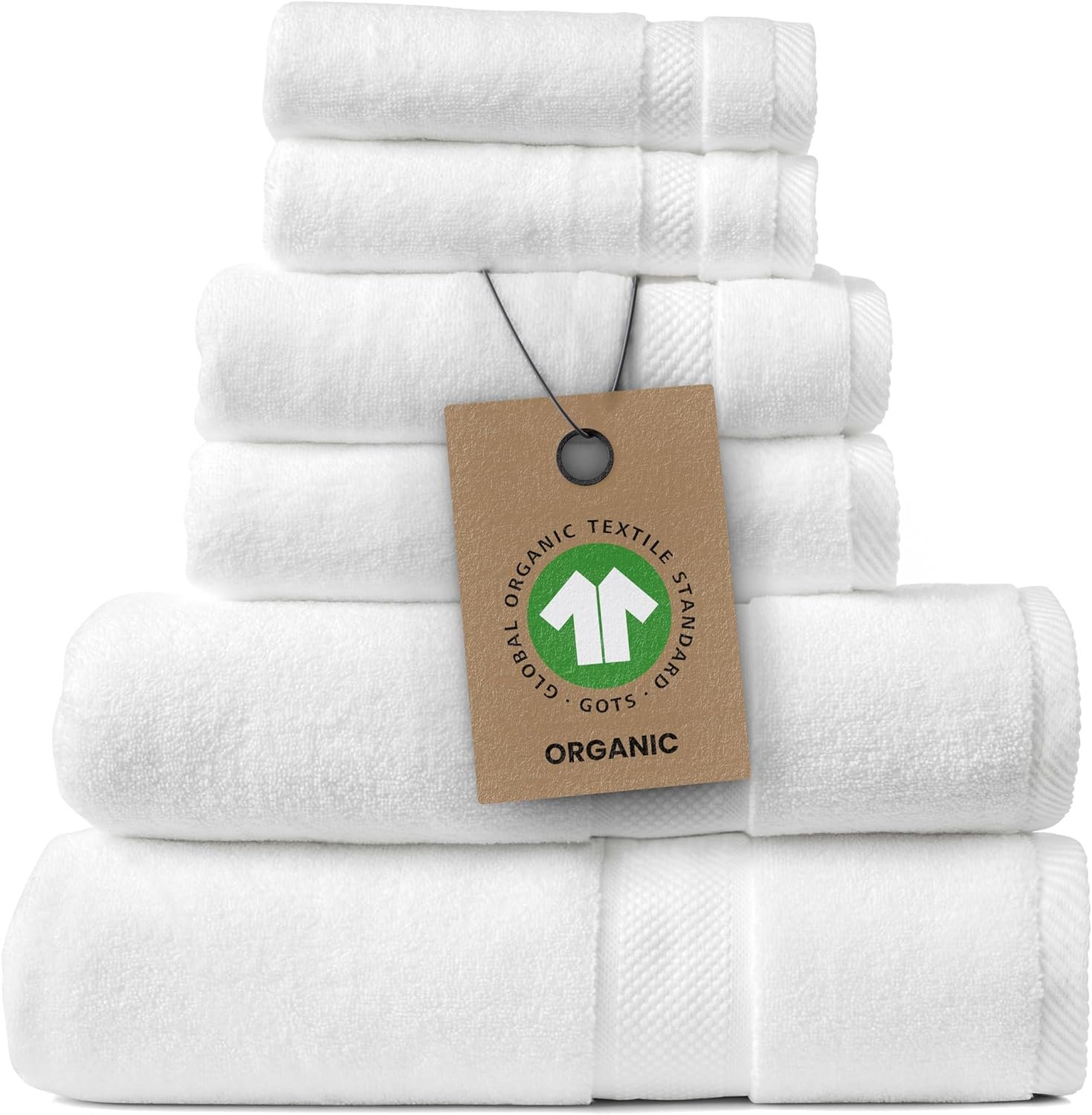 Organic Zero-Twist Cotton Towels